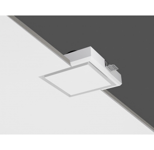 Диффузор под покраску скрытого монтажа SECRET SOFT FRAME 125/150 с приточно-вытяжным вентилятором